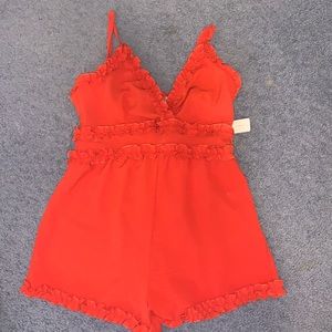 Red/orange romper